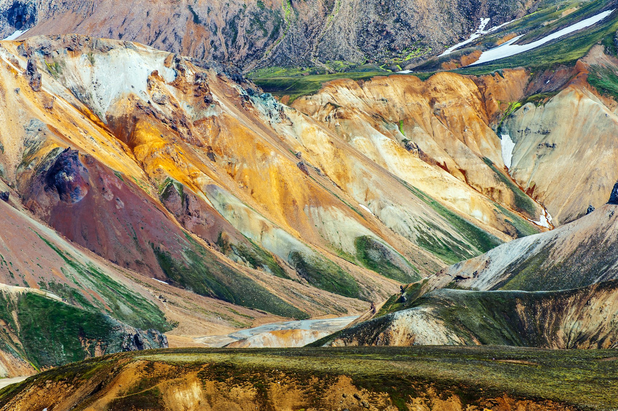 Groepswandelreis Laugavegur uitzicht