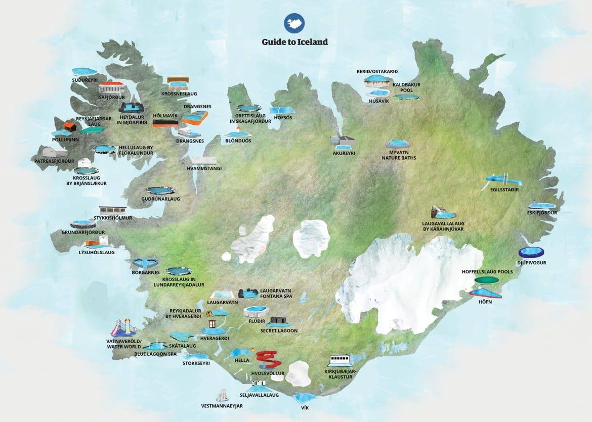 IJsland inspiratie pools en hot springs