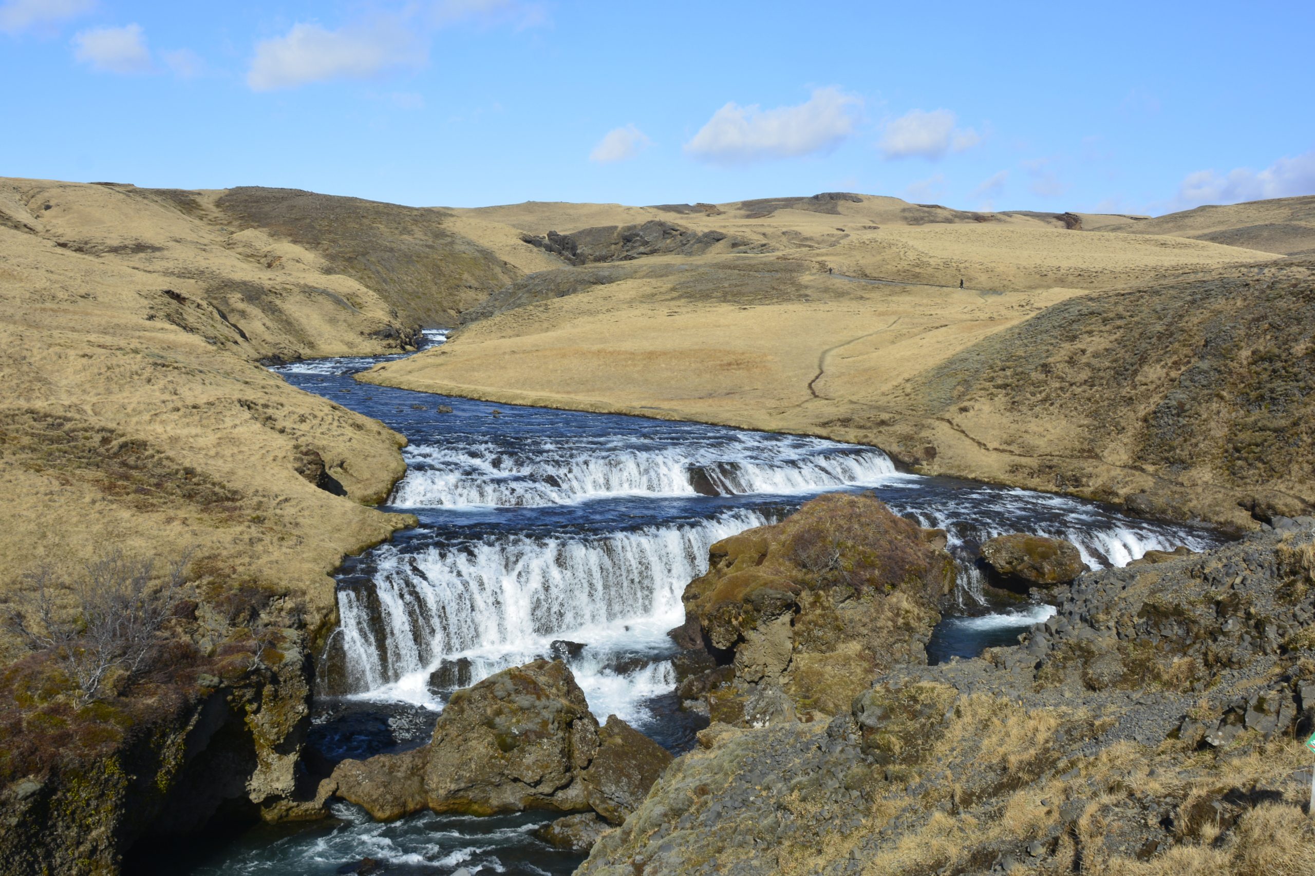 Hestavaðsfoss bij Skógafoss Hestavaðsfoss bij Skógafoss