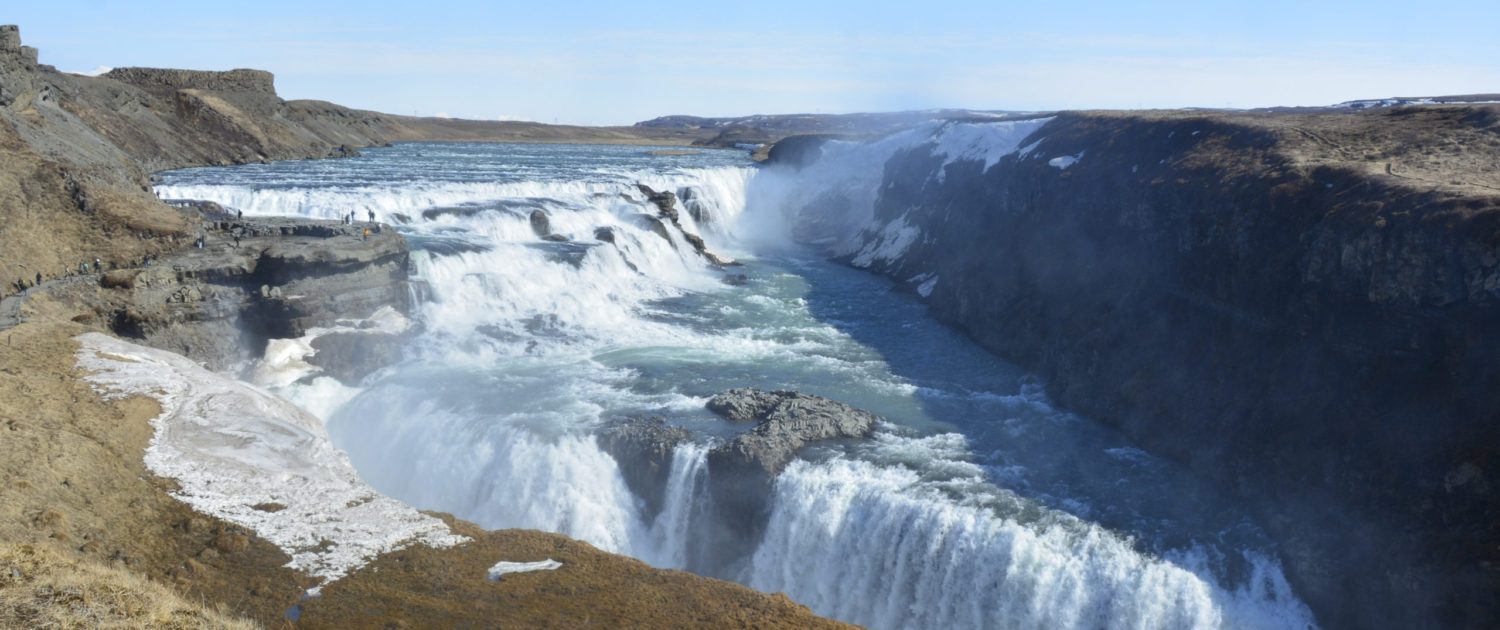 Gullfoss in april Gullfoss in april