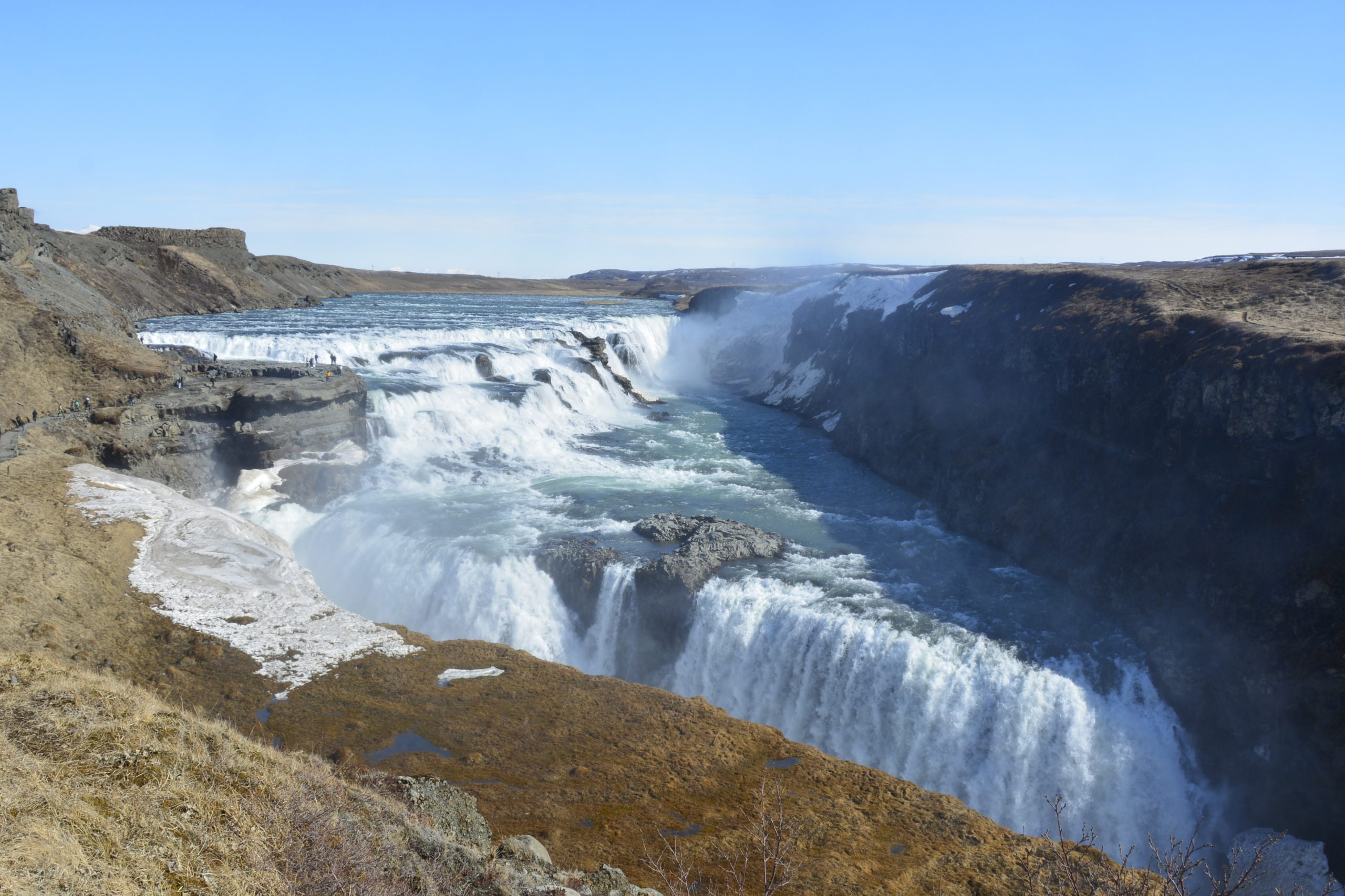 Gullfoss in april Gullfoss in april