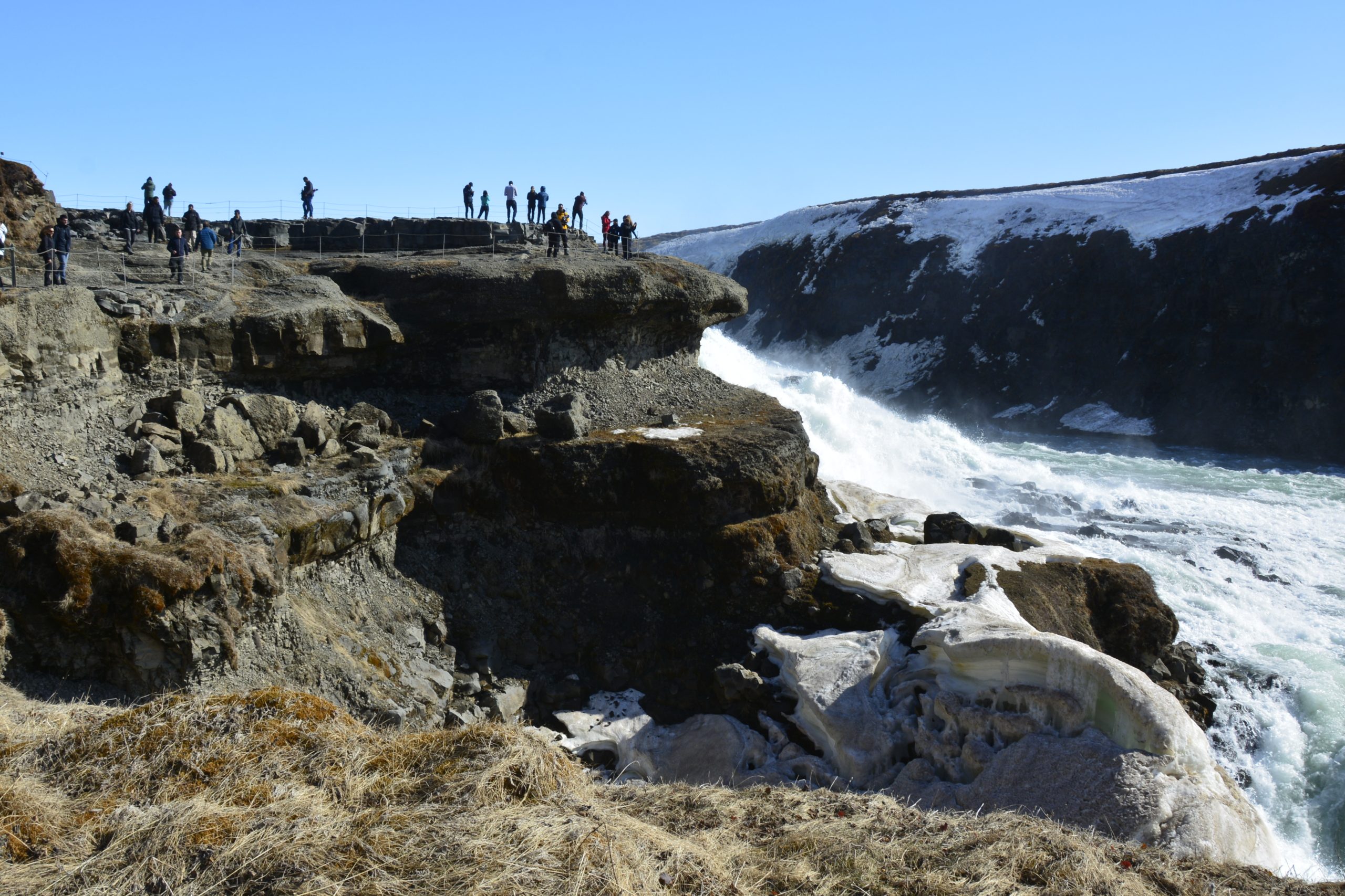 Gullfoss is april Gullfoss is april