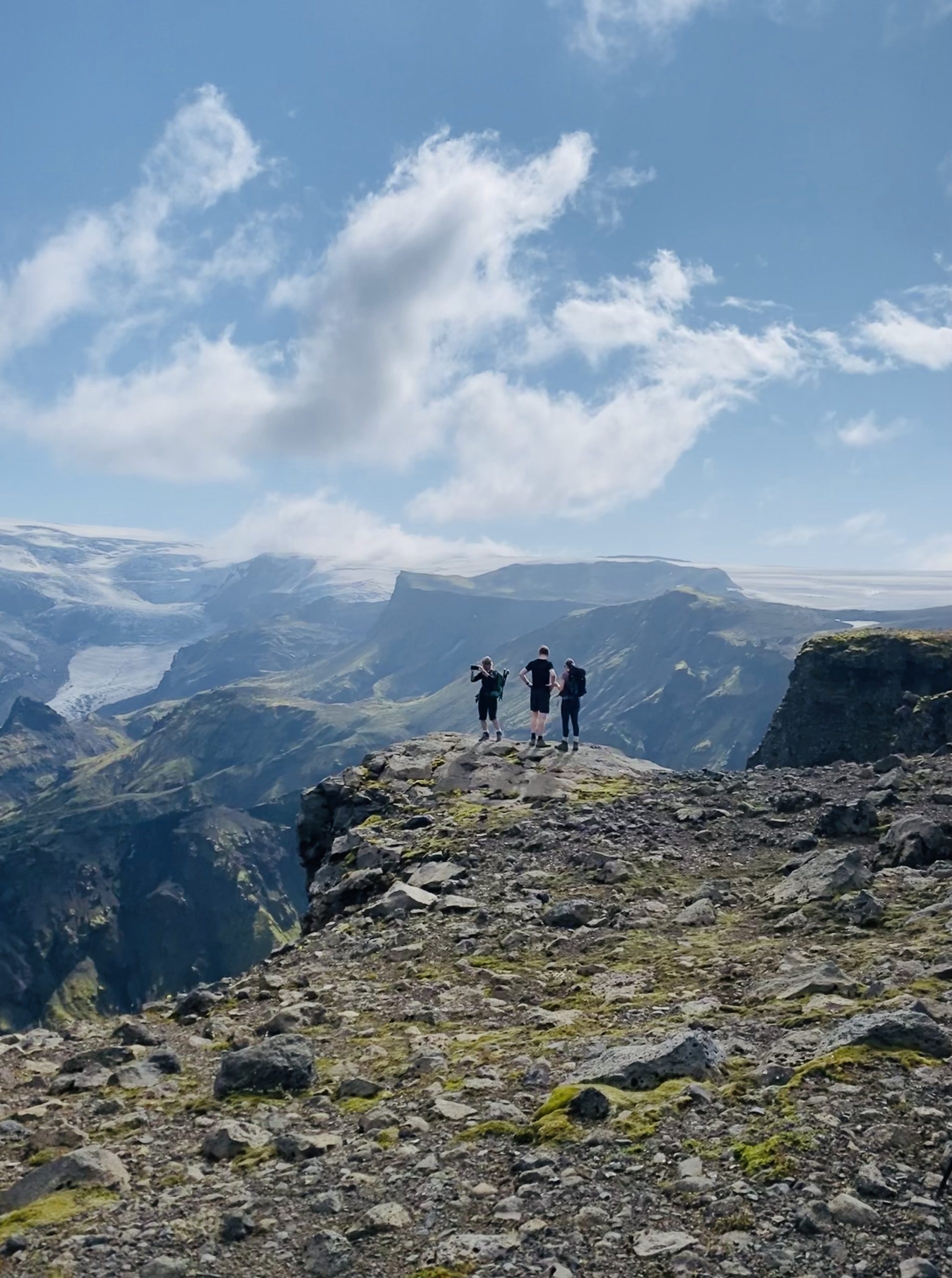 Laugavegur Gruppenreise Anna Rottier - 1 Aug - Thórsmörk Fimmvörðuhals