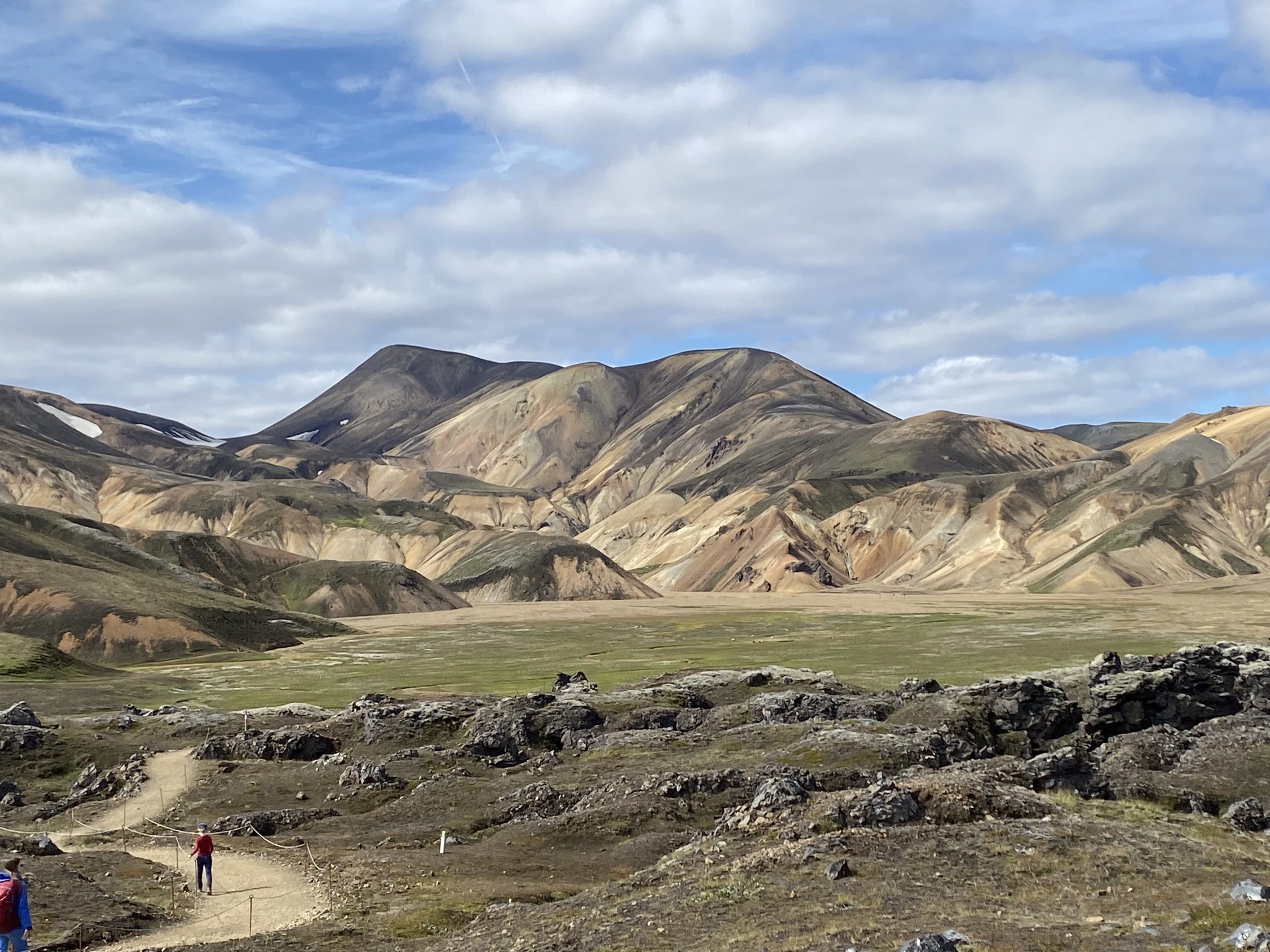 Laugavegur Gruppenreise Anna Rottier - 28. Juli Hütte in Hrafntinnusker