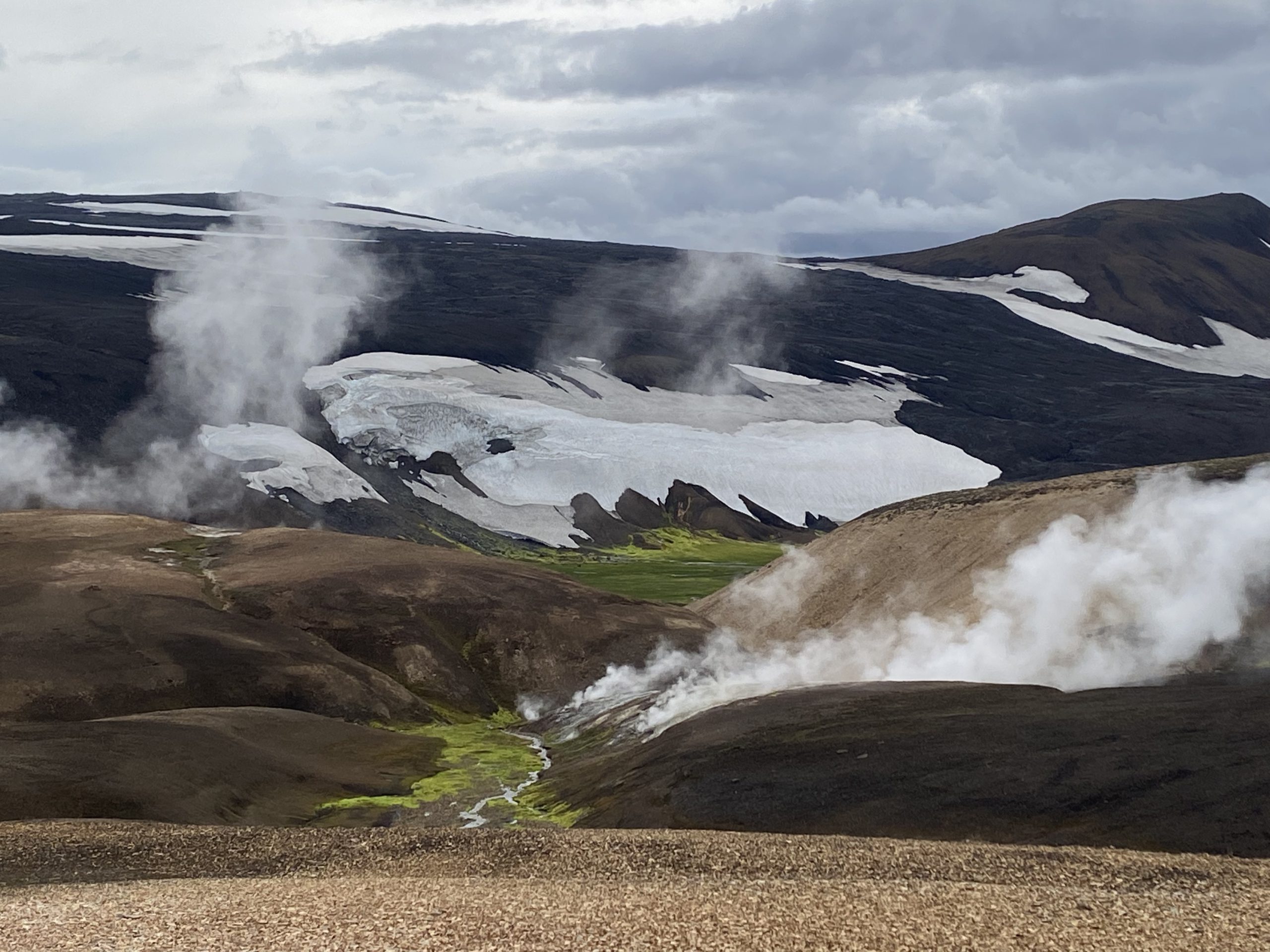 Laugavegur Gruppenreise Anna Rottier - 28. Juli - Landmannalaugar - heiße Quellen