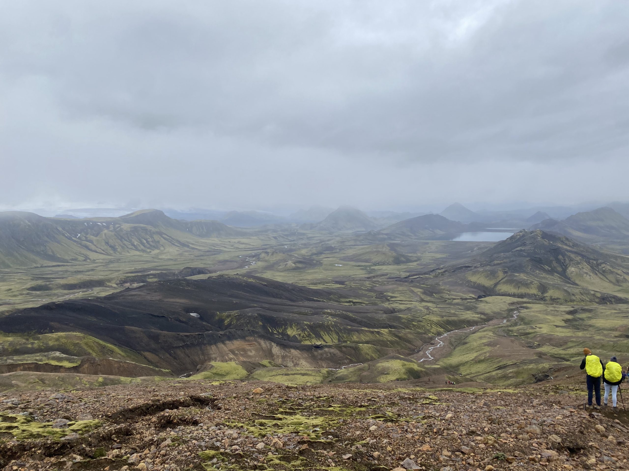 Laugavegur Gruppenreise Anna Rottier - 29. Juli - von Hrafntinnusker nach Álftavatn