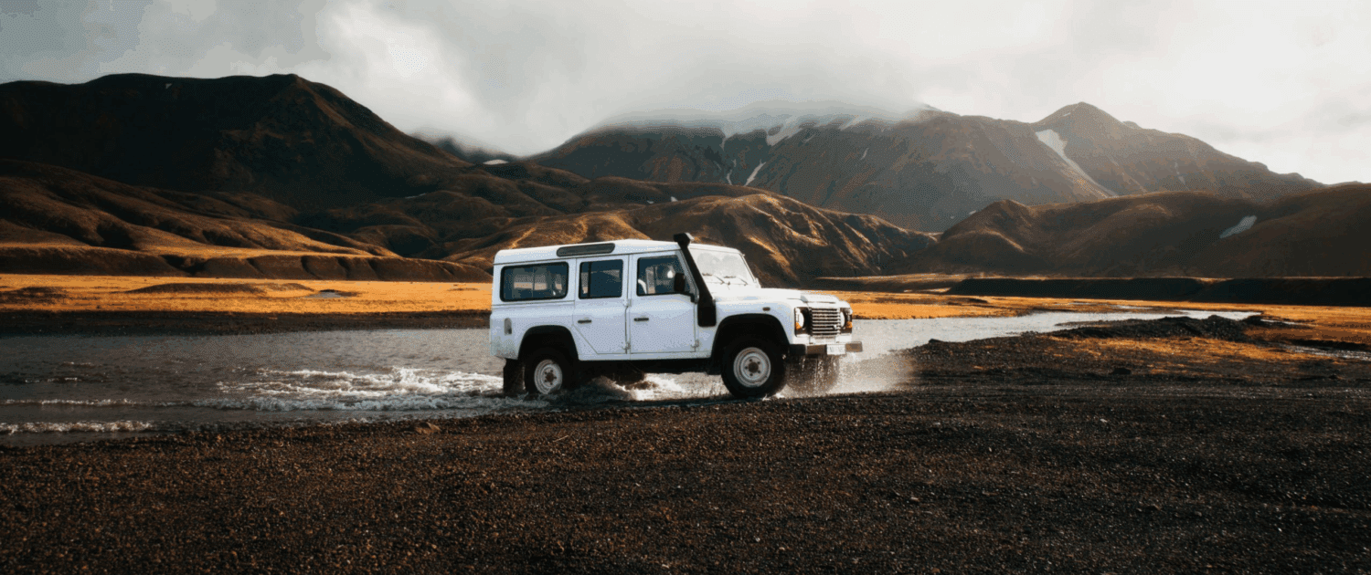 Trek het Hoogland in met een 4x4