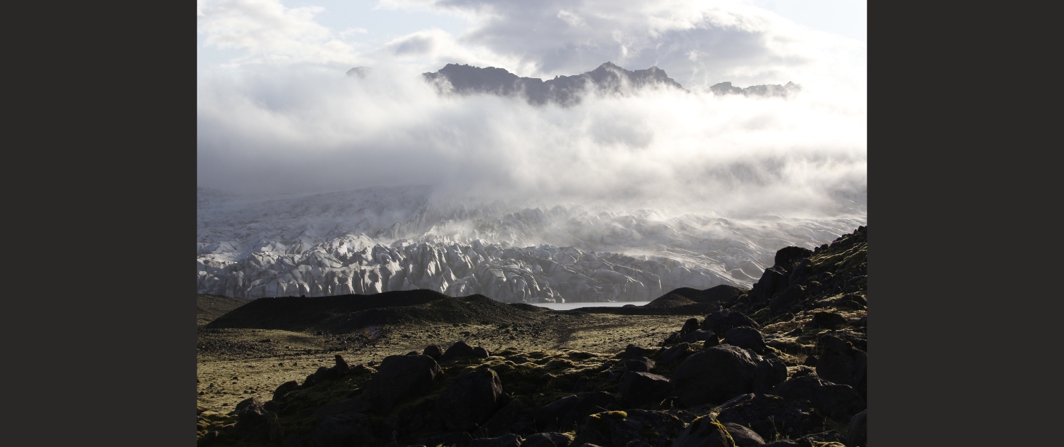Edwin en Angelique Visser - Gletsjertong Fláajökull, IJsland