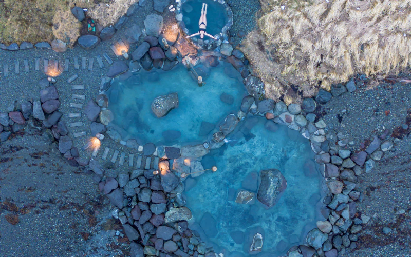 Hvammsvík hot springs